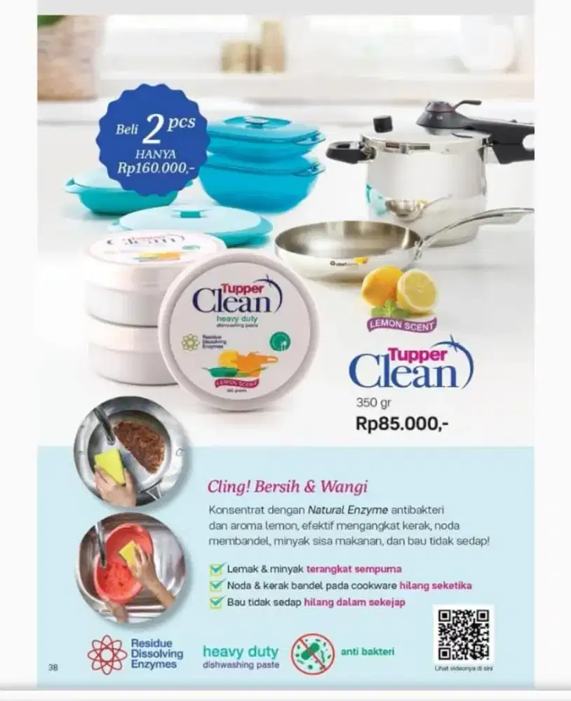 Pembersih Perlengkapan dapur