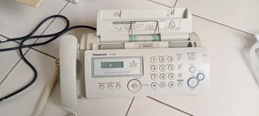 Mesin fax panasonic dan printer canon