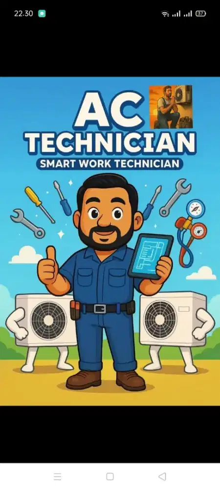 Jasa servis AC kulkas mesin cuci kompa air dll bergaransi