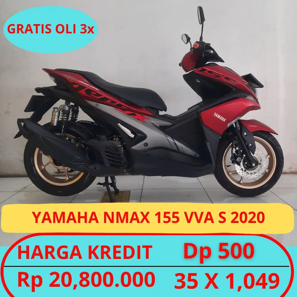 YAMAHA AEROX 155 VVA S 2020 DP HANYA 500 RIBU