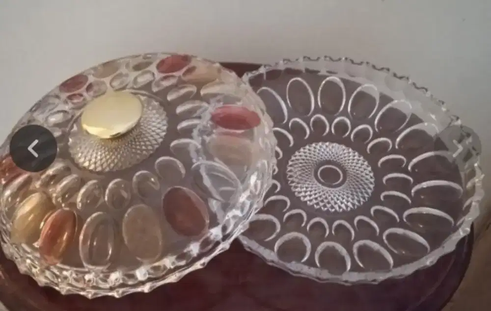 Jual harga miring 2 wadah kristal Soga Jepang