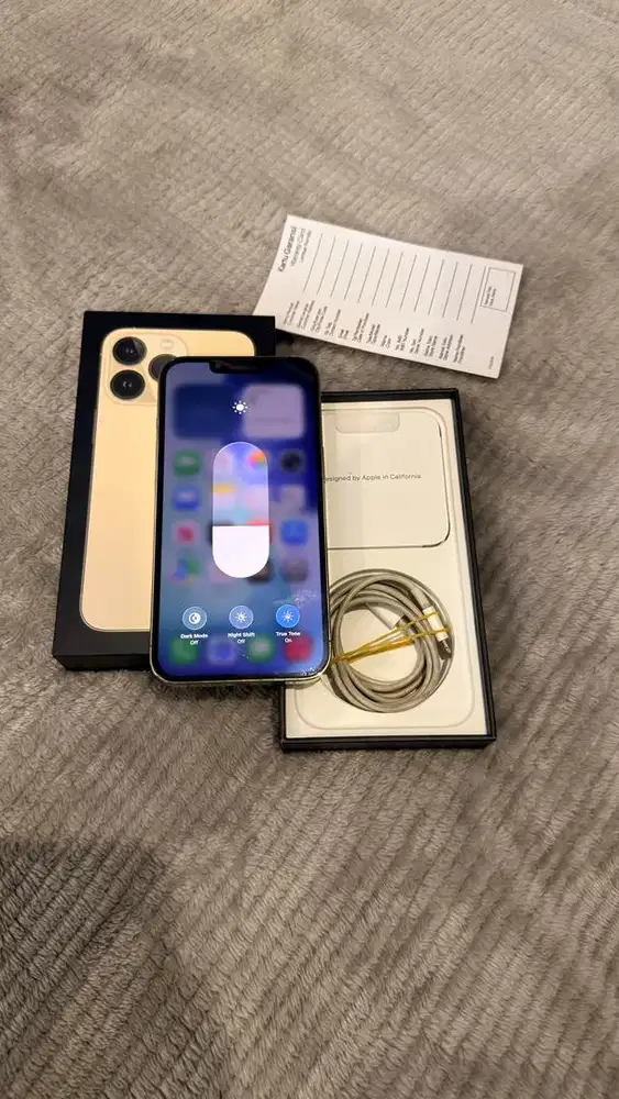 Dijual Iphone 13 Pro 512GB Gold Resmi Ibox Lengkap