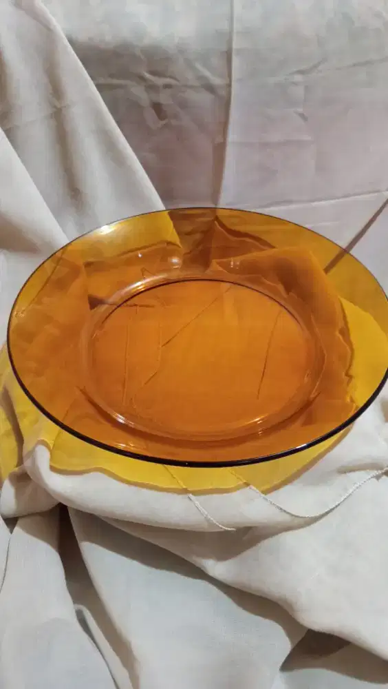 Pinggan oval klasik brand Duralex, France (ORI)