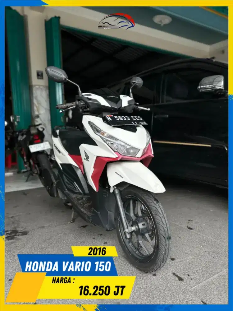 HONDA VARIO 150 2016 SIAP PANTAU MASZEEHH HIKMAH MOTOR KEPUH MALANG