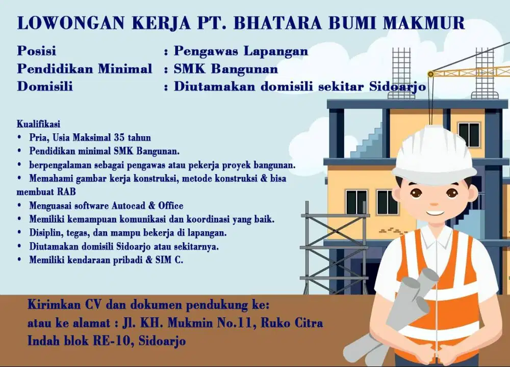 LOKER PENGAWAS LAPANGAN