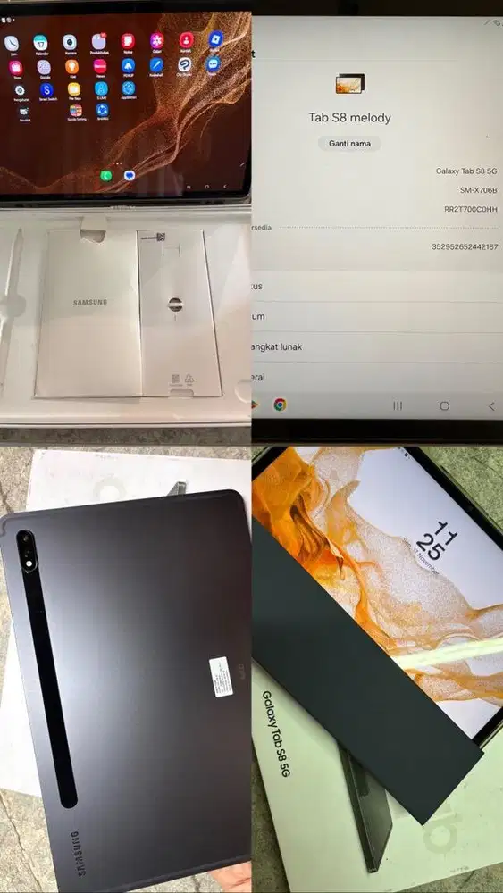 Samsung Tab Galaxy S8 5G