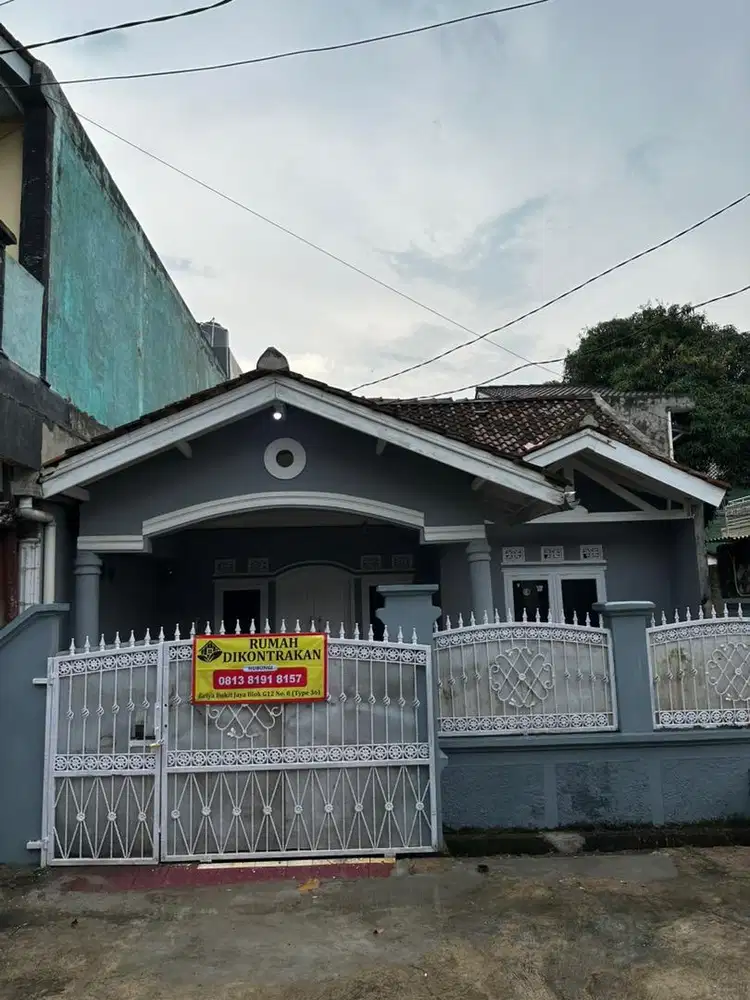 DIKONTRAKAN TAHUNAN RUMAH DI PERUMAHAN GRIYA BUKIT JAYA BLOK G12 NO 8