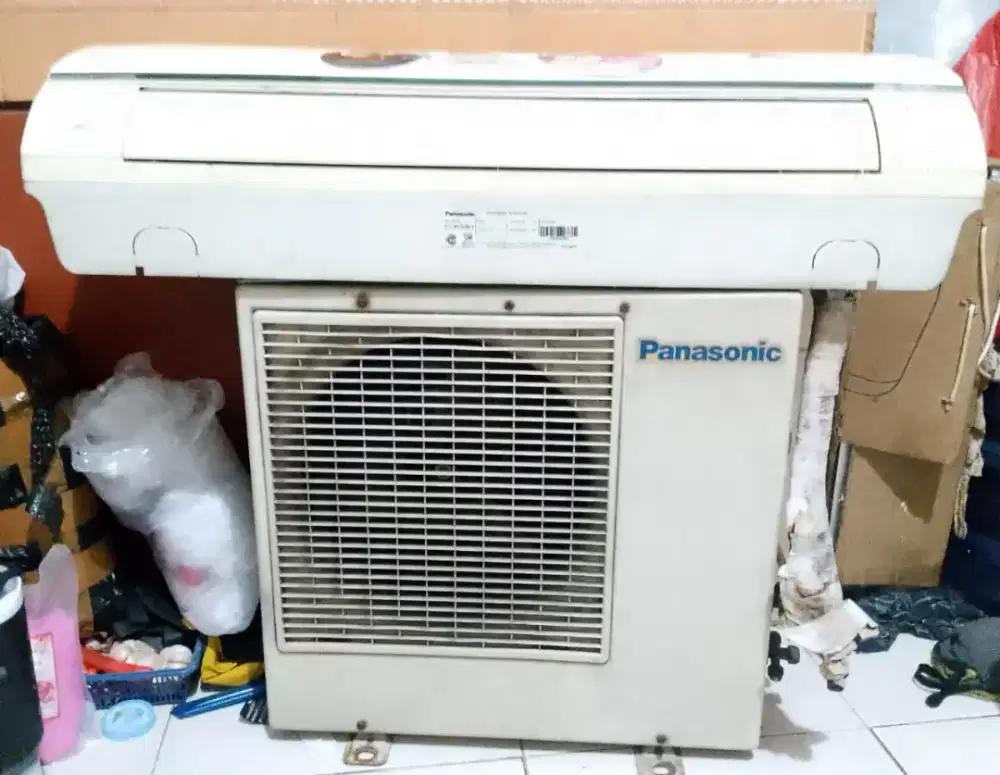 AC Panasonic, Outdoor & indoor , bracket+ remote.