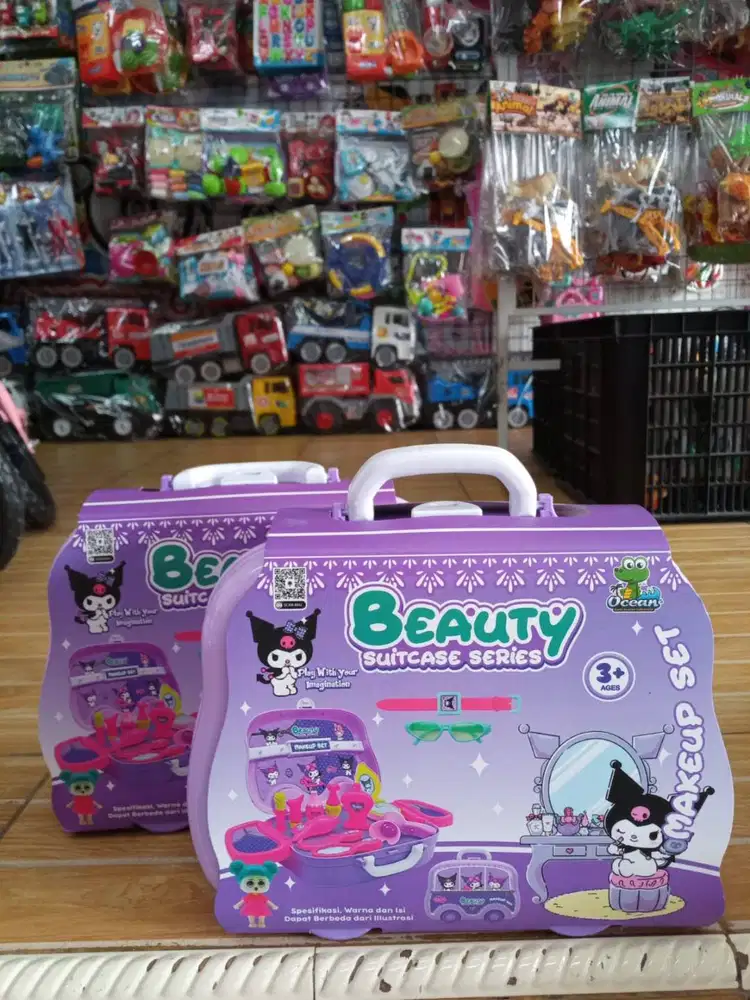 mainan anak koper salon set