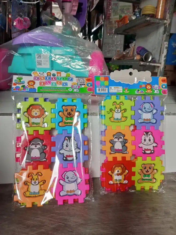 Mainan Anak Puzzle Block