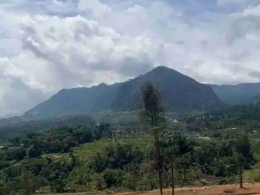 Dijual kavling siap bangun villa, zona kuning legal BPN-view Gunung keren!