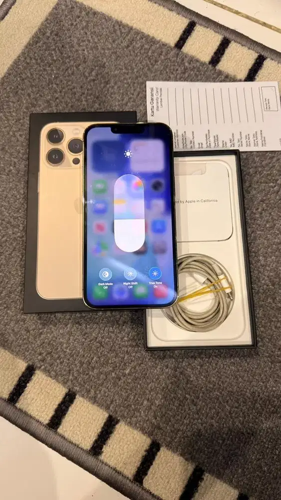 Dijual Iphone 13 Pro 512GB Gold Resmi Ibox Lengkap