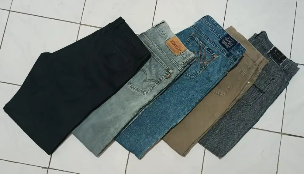 [BORONGAN] Edwin, Levi Strauss, Hugo Boss, GAP Khaki, Pierre Cardin