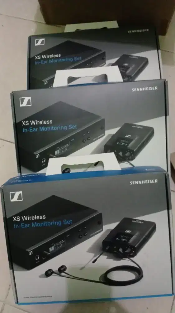 Ear monitor werless sennheiser xsw iem new garansi resmi 2th