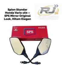 Spion Standar Honda Vario 160 – SPS Mirror Original Look, Hitam Elegan