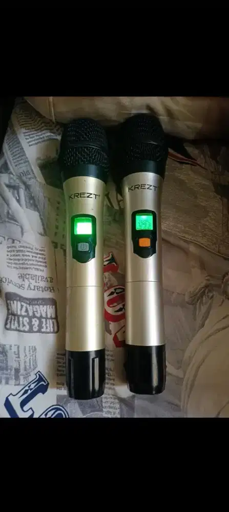 Dijual 2 unit MIC Wireless Krezt Original siap pakai