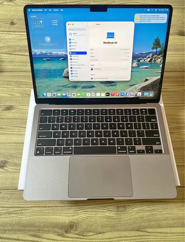Macbook Air M2 RAM 16/256GB Garansi iBox Desember 2025
