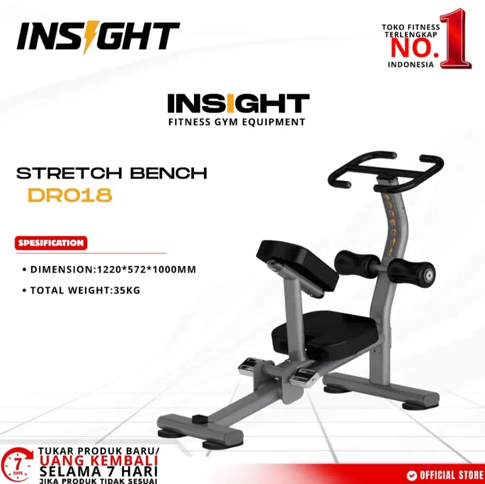 Stretch Bench DR018 Alat Fitness Gym Comercial