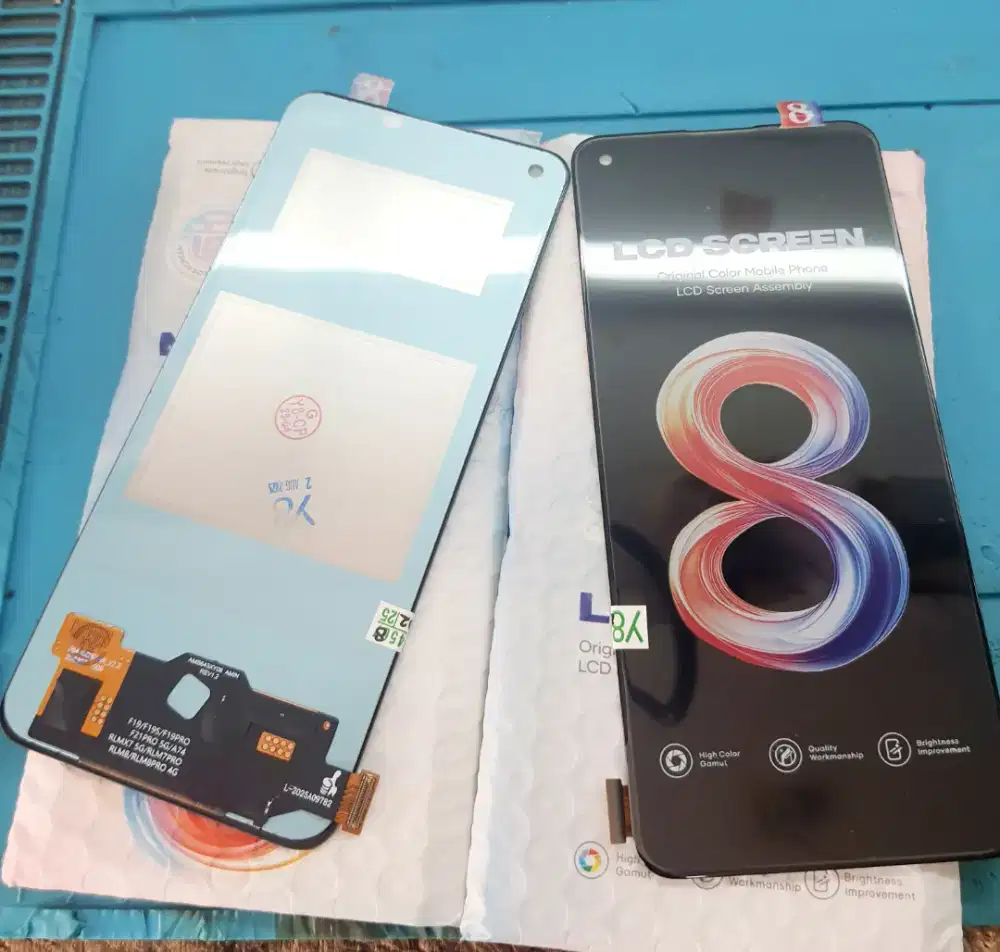 Lcd oppo reno 5f kondisi baru kualitas incel merek y8 screen