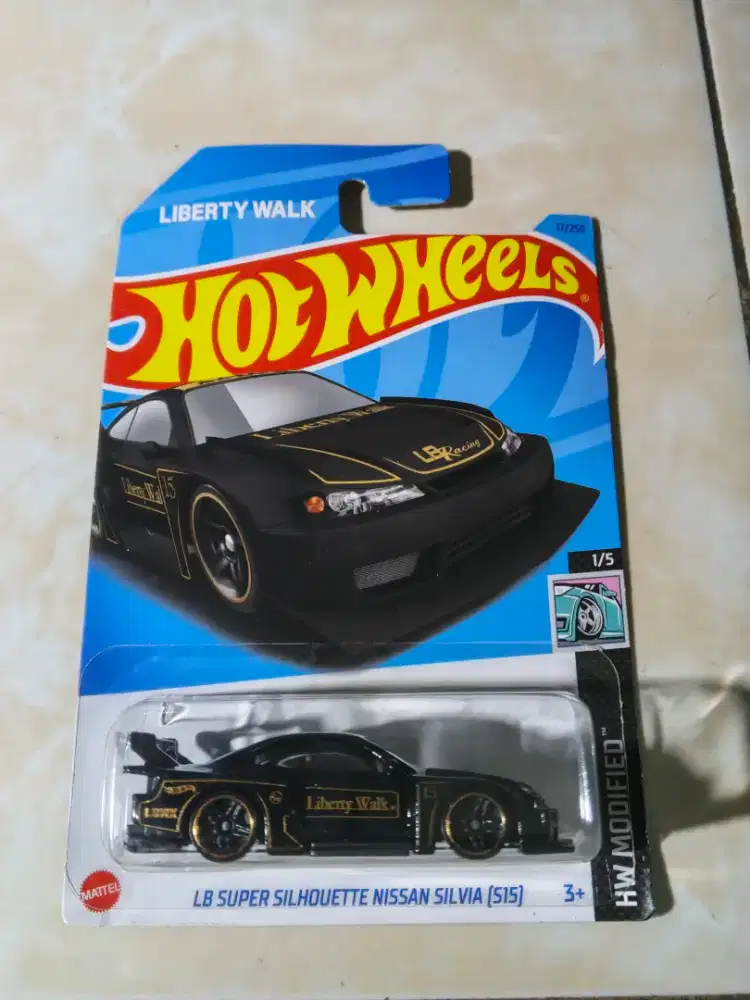 HOTWHEELS Nissan Silvia shiloutte black