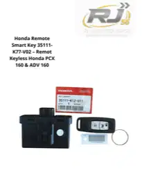 Honda SCU & Remote Smart Key Set 35111-K77-V02 – Keyless Motor PCX 160