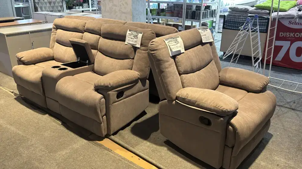 Sofa Set Recline 3s + 2s + 1s