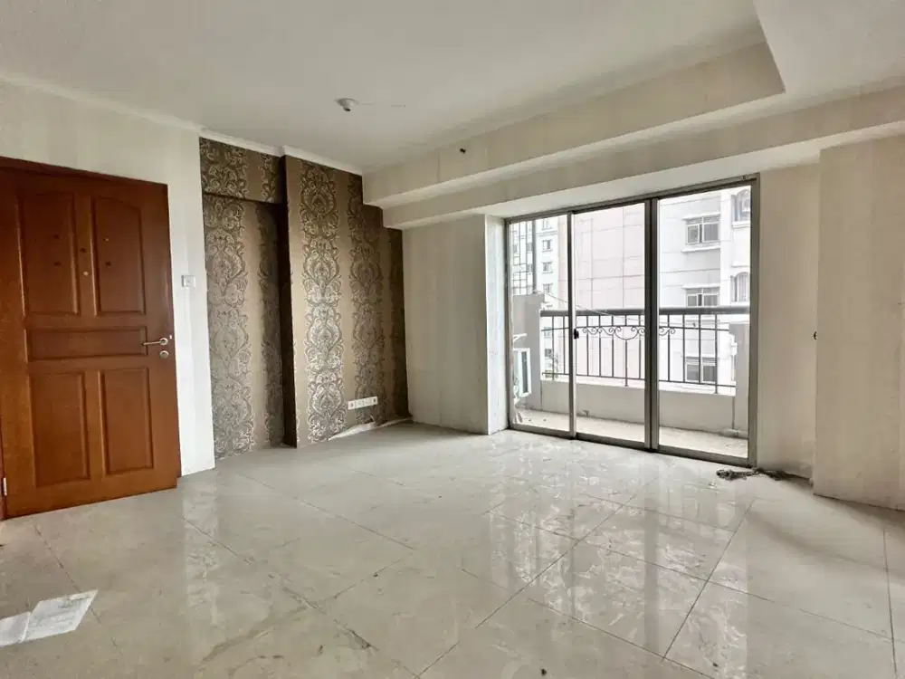 DIJUAL WATERPLACE RESIDENCE 3BR UNFURNISHED 80m2 LOW FLOOR TOWER FAVORIT