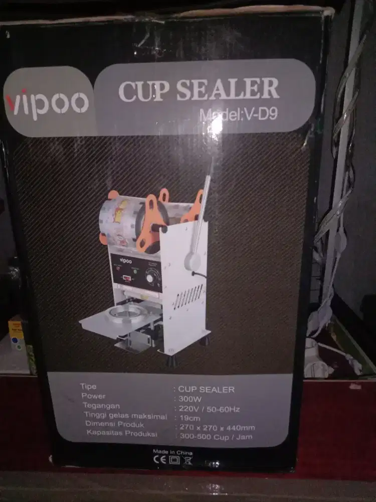 Cup Sealer Merk Vipoo Butuh Cepat