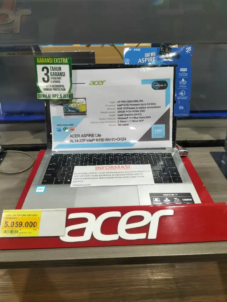 Promo Laptop Acer Aspire Lite AL 14-37P Bisa Dicicil
