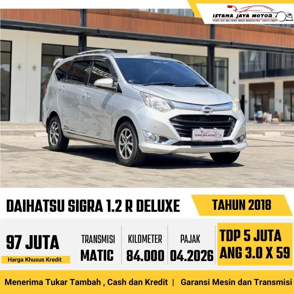 DAIHATSU SIGRA 1.2 R DELUXE 2018