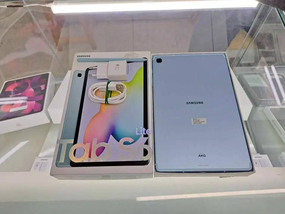 Second Samsung Galaxy Tab S6 Lite 4/128GB Blue Ex Resmi SEIN Mulus