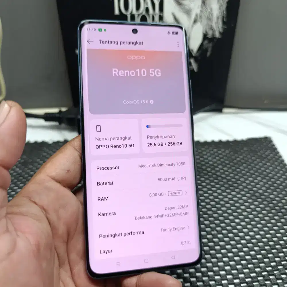 OPPO RENO 10 5G 8/256 SECOND