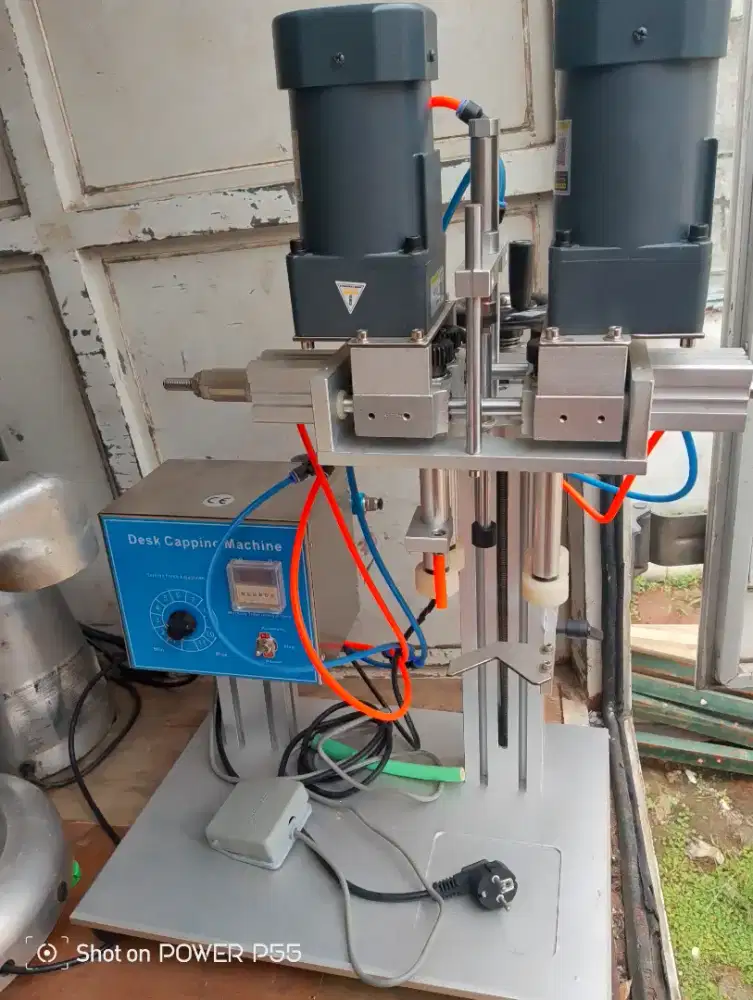 Mesin capping segel pres tutup botol plastik