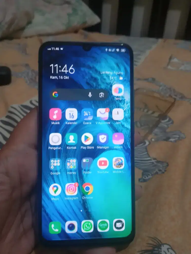 Vivo S1 ram 4/128 mulus lcd amoled ori finger di layar