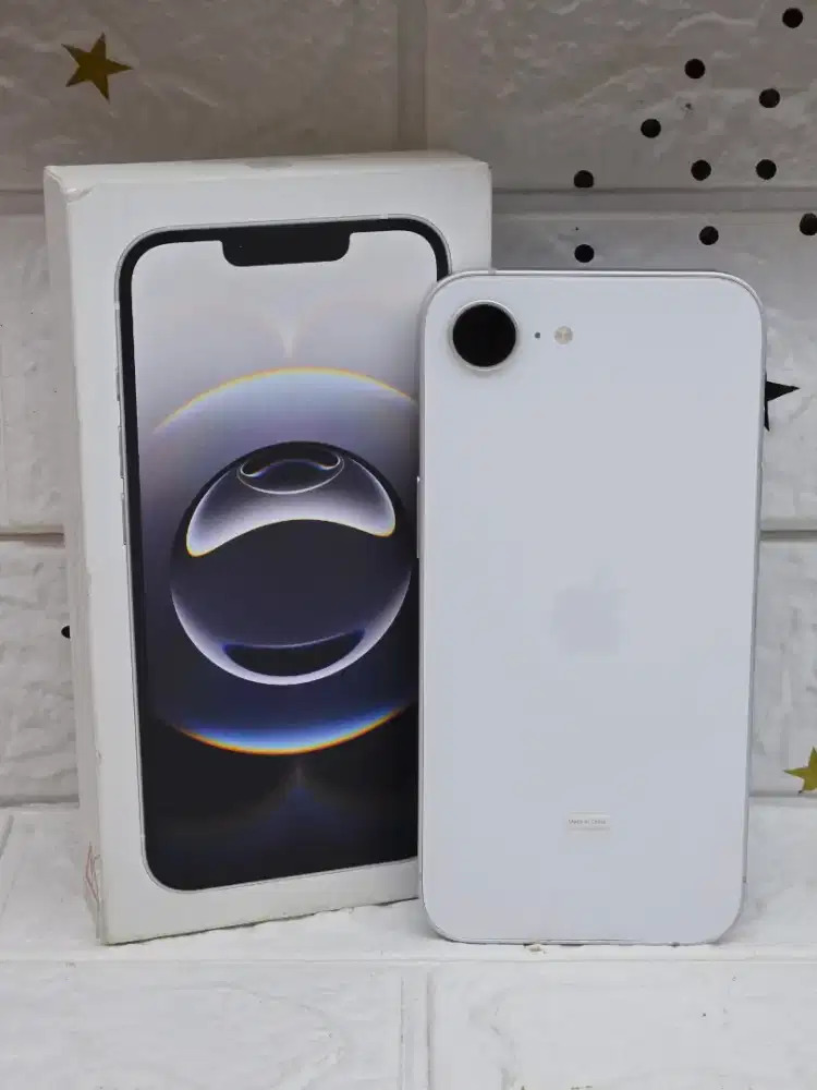 Iphone 16E 128gb white second resmi