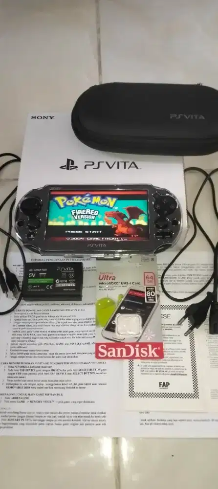 PS Vita Slim Mulus Fullgames PSP PSvita Nintendo Klasik