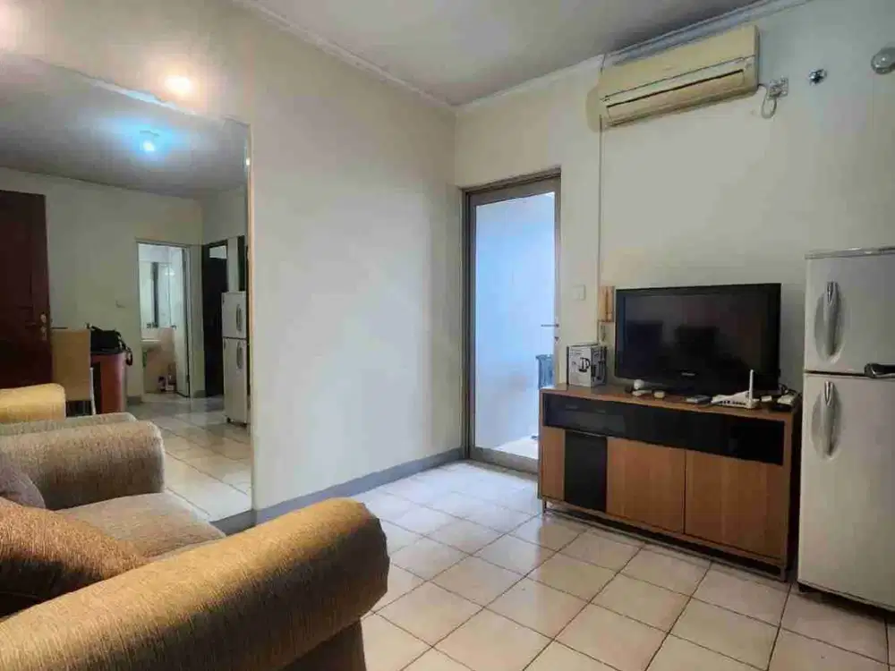 Siap Huni, Dijual Mediterania Garden Residence 1 Tanjung Duren Tipe 2BR Kondisi Furnished Lengkap High Floor Dan City View