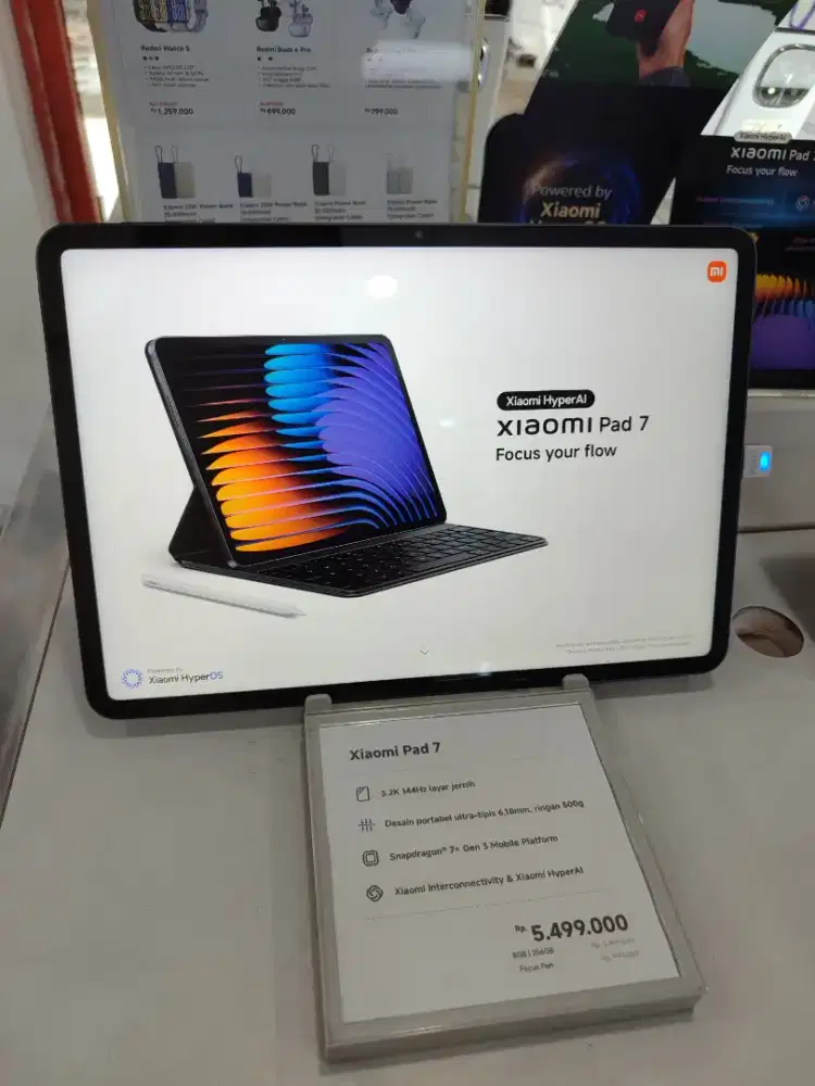 Xiaomi pad 7 8/256 barang baru garansi resmi lokasi pondok gede