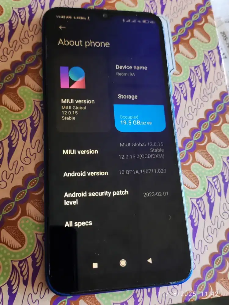 Xiaomi Redmi 9a 2/32 Hp Seken