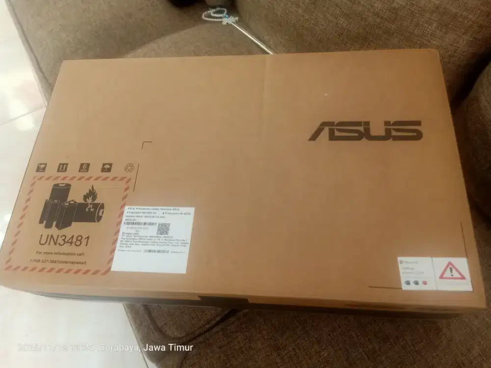 Asus vivobook go 15 ram 16/512 baru segel garansi