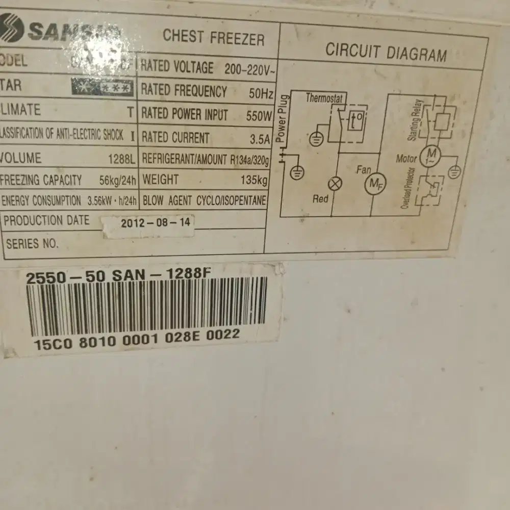 Frezer box 1300 liter