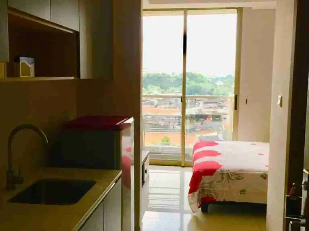 Disewakan Unit Apartemen Taman Anggrek Residence Tipe Studio Kondisi Furnished Lokasi Strategis Low Floor dan Best view