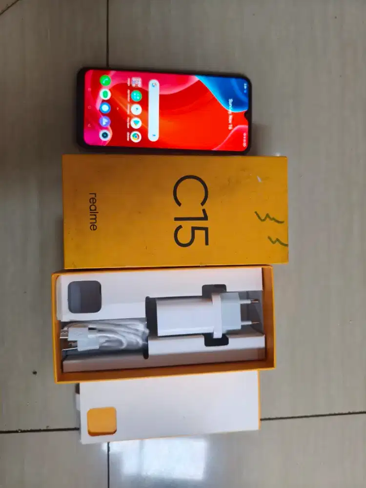 Realme c15 4/64 fullset