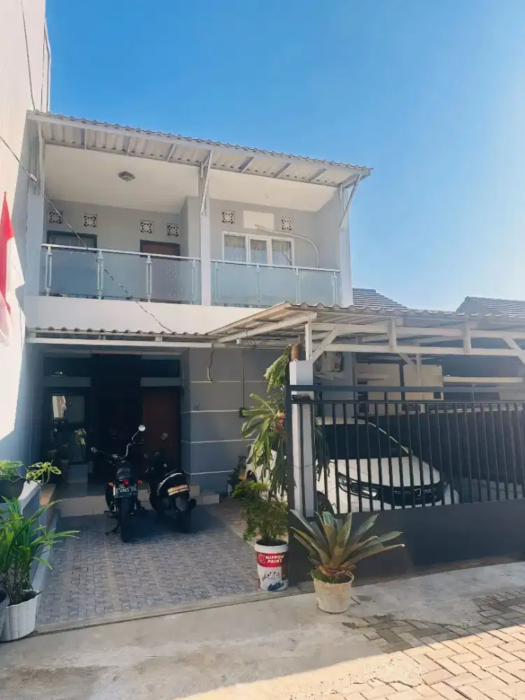 Disewakan rumah cluster furnished 5 mnit dari summarecon dan whoosh