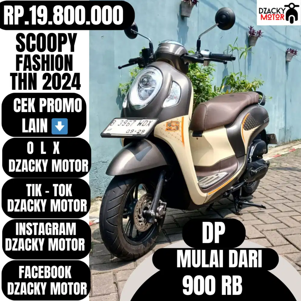 SCOOPY FASHION 2024 SECOND LIKE NEW