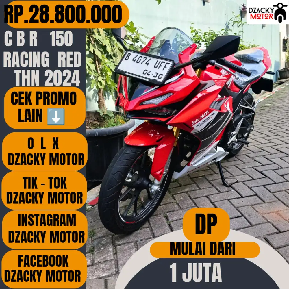 CBR 150 R RACING RACING RED 2024 SECOND LIKE NEW