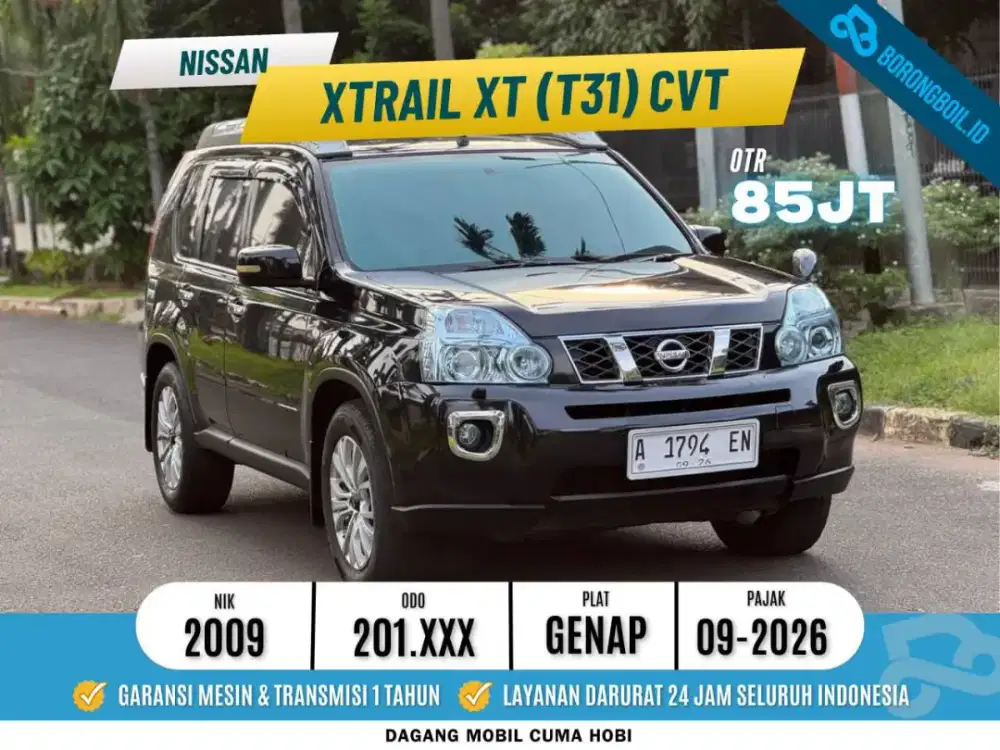 Nissan Xtrail XT (T31) CVT 2009 Hitam