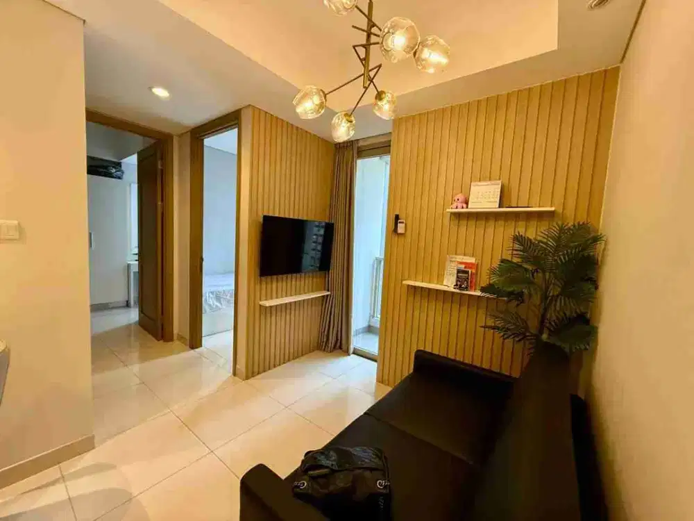 Siap Huni, Apartemen Taman anggrek Residence Kondisi Full Furnished Cantik Tipe 2BR Low Floor Dan Best View