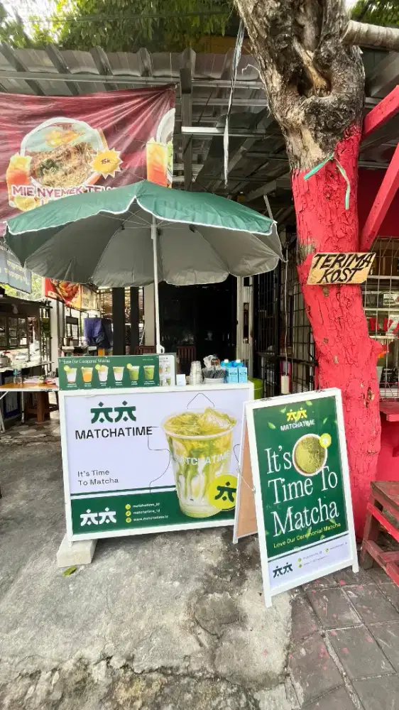 Jaga Stand Minuman Matcha