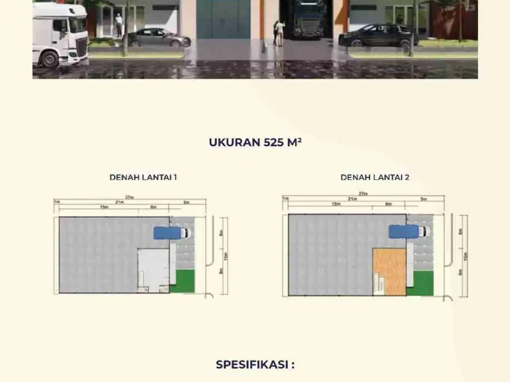 FOR SALE – Gudang + Office Serbaguna (Unit Baru!)
